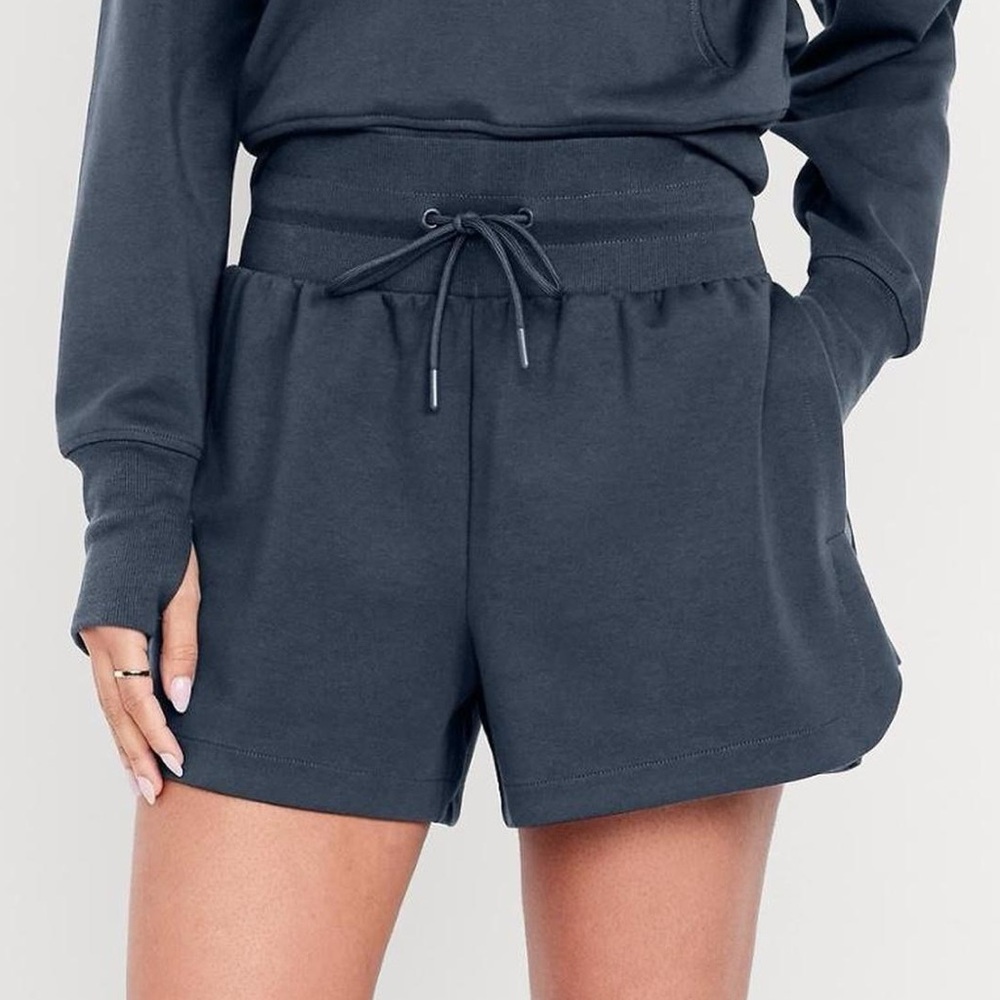 Old navy 
Extra high waisted dynamic fleece shorts